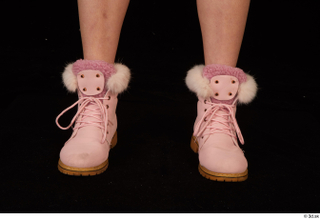 Cayla Lyons foot pink winter shoes 0001.jpg